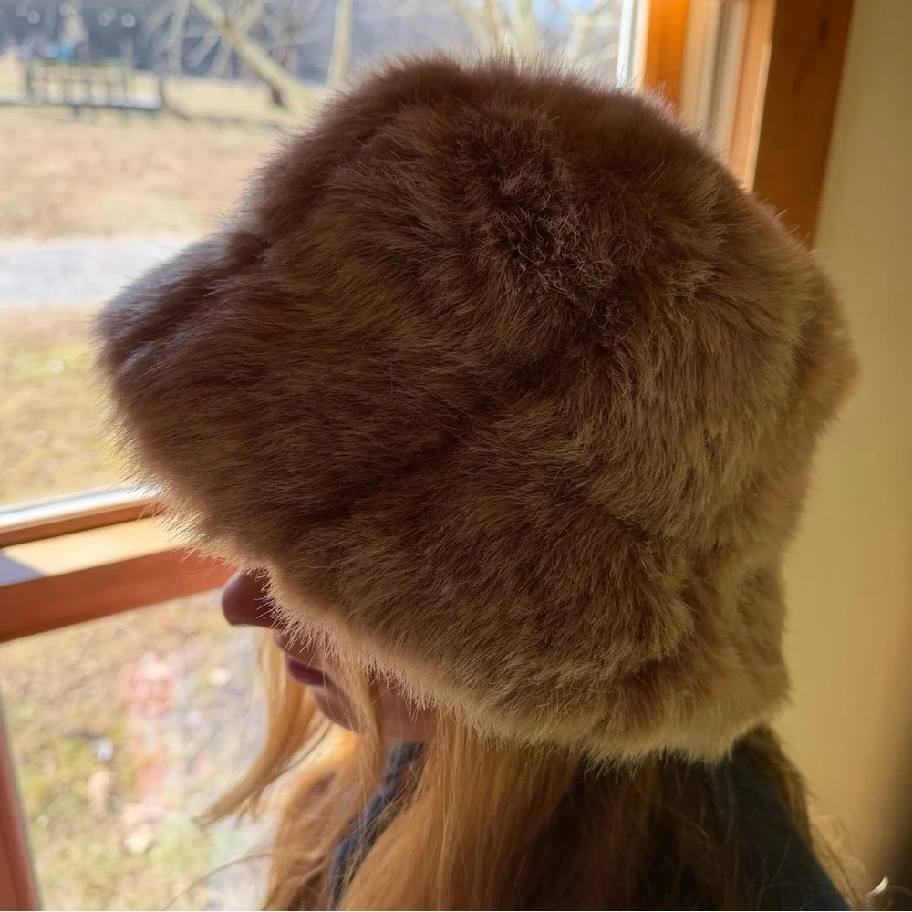 Vintage Roaman’s Faux Fur Bucket Hat